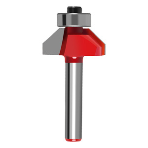 45 Degree Bevel Cutter Milling <b>Tool</b> 12mm <b>Edge</b> Height 22.23mm Arbor Woodworking Chamfering Cutter Industrial Grade - Product Image 5