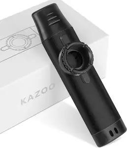 Kazoo en métal avec tonalité réglable pour guitare, instruments de musique faciles à apprendre pour enfants/adultes/mélomanes.