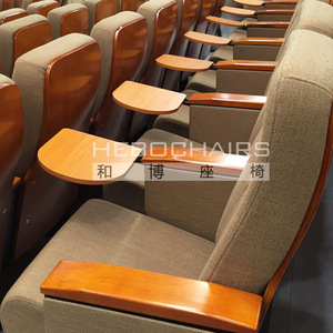 เก้าอี้โรงละครมานวาเอ็กซ์โป รุ่น HB661 สีเหลืองบีช ที่วางแขนแบบตายตัว สำหรับที่นั่งในหอประชุม - Product Image 4