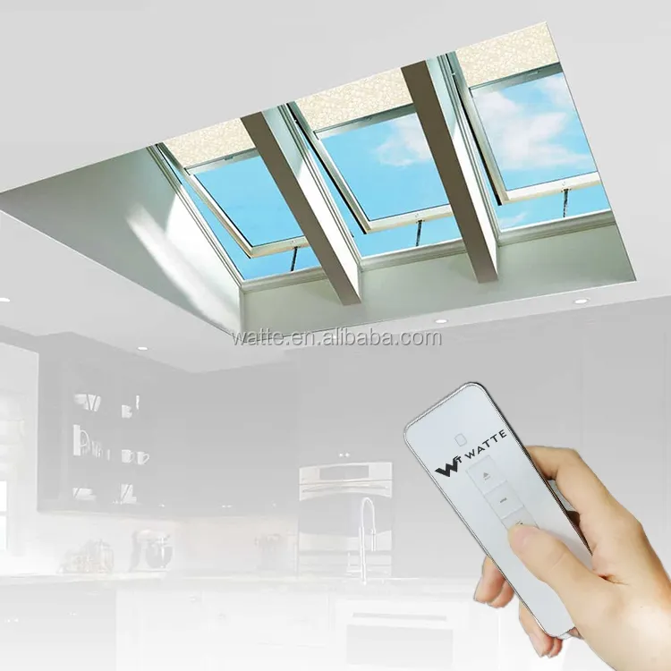 Skylight de vidro da casa da austrália, janelas, skylight motorizado elétrico, dupla vidro, iluminação automática