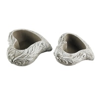 Pots à fleurs en ciment en forme de cœur de haute qualité, jardinières amusantes pour plantes succulentes, pour usage intérieur et extérieur, pépinière domestique, vente en gros