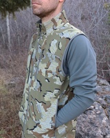 Veste de chasse sans manches polaire doublure LOGO personnalisé Camaflage vestes coupe-vent chaud extérieur fermeture éclair vêtements de chasse