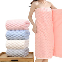 Toallas de Baño Extra Grandes y Gruesas de 700 Gsm 900 Gsm, Suaves y Absorbentes, de Terciopelo de Coral, Microfibra Afelpada, Toalla Envolvente para Baño