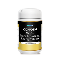 CAXIN Formule Haute Concentration pour Hommes Adultes – Maca Noire et Extrait de Ginseng pour l'Énergie et le Soutien Immunitaire – Comprimés – 120 Unités
