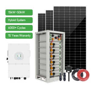 ระบบพลังงานแสงอาทิตย์แบบไฮบริดออฟกริดสำหรับอุตสาหกรรม ขนาด 15KW 20KW 30KW 50KW สำหรับใช้งานเชิงพาณิชย์ - Product Image 1
