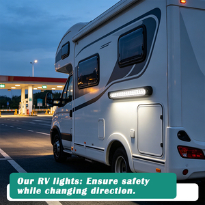 Barra de Luces LED de Reversa para RV, 252 mm, Delgada, DC 10-30V, Impermeable, Luz Trasera para Autocaravana, Yate, Camión, Remolque, Luz de Reversa para RV <span class=keywords><strong>JDA</strong></span> - Product Image 5