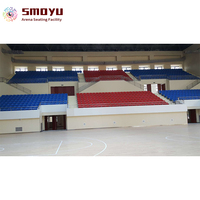 Bancs pliants en plastique et aluminium pour stades, résistants à la corrosion, haute résistance, résistants aux intempéries, taille adulte standard, basketball