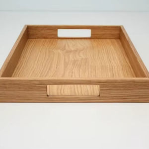 Bandeja Decorativa Hecha a Mano con Incrustaciones de MDF y Resina para Servir, Venta al por Mayor desde India a Precio de Fábrica - Product Image 1