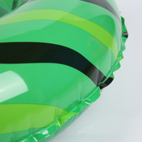 Waterhan Populaire Chaise Longue Flottante Gonflable en PVC pour Fête d'Été à la Piscine, Nouveauté Motif Pastèque, Bouée de Natation pour Enfant
