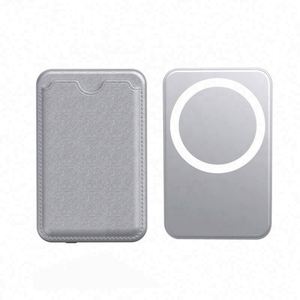Individuelles Logo Kartenhalter Magnetische Powerbank Plus Kühler Geldbörse 3-in-1 Kabelloses Ladegerät Ständer 10000mAh - Product Image 5