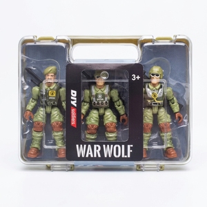 HBAOCH Set di 3 <span class=keywords><strong>Action</strong></span> <span class=keywords><strong>Figure</strong></span> Soldati delle Forze Speciali con Armi, Giocattolo Militare in Plastica <span class=keywords><strong>da</strong></span> Assemblare, Regalo STEM per Bambini - Product Image 6