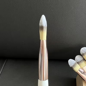 Brochas de Maquillaje Planas de Pelo de Cabra Natural de Alta Calidad, de Lujo, Densas, <span class=keywords><strong>para</strong></span> <span class=keywords><strong>Base</strong></span> de Maquillaje, Marca Privada Personalizada - Product Image 2
