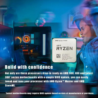 Vente flash - Processeur CPU original neuf R5 5600 3,5 GHz 6 cœurs 12 threads - Socket AM4 - Neuf et avec refroidisseur - Emballage en boîte