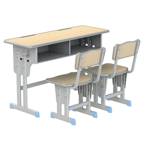 Bureaux et chaises pour élèves du primaire et du secondaire, ensemble de bureau et chaise en métal, mobilier essentiel pour la maison et le bureau, pour la chambre à coucher - Product Image 3
