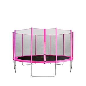 <span class=keywords><strong>Trampoline</strong></span> Zoshine 16 pieds pour enfants, très vendu, avec poteaux rembourrés en <span class=keywords><strong>mousse</strong></span> souple, filet de sécurité - Installation rapide et facile - Product Image 3