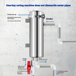 Purificador de agua doméstico Lavable a mano filtro central para toda la casa nuevo equipo de calentamiento de agua de ultrafiltración de presión externa - Product Image 4