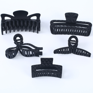 กิ๊บติดผมเรซิ่นแฟชั่นสำหรับผู้หญิง <span class=keywords><strong>ผม</strong></span>หนา/บาง 9 แบบ ขนาดกลาง/ใหญ่ สีกาแฟ สีดำ ลายเรขาคณิต ประกายมุก - Product Image 3