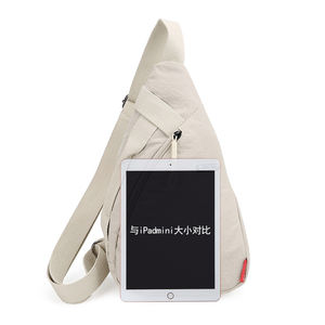 Bolso bandolera ajustable de un solo hombro antirrobo ligero informal al por mayor bolso de pecho barato para hombre - Product Image 6