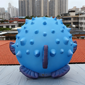 Inflable de Dibujos Animados, Lindo Pez Globo con Boca Hinchada, Logotipo Personalizable, Ventilador Incorporado, Color y Tamaño Personalizables, Animal Inflable para Centro Comercial, Zoológico, <span class=keywords><strong>Camping</strong></span> - Product Image 3