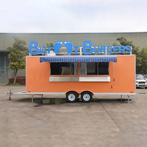 Remorque alimentaire mobile homologuée pour la route, conforme aux normes DOT et UE, avec châssis stable pour les États-Unis et l'Europe - Product Image 2