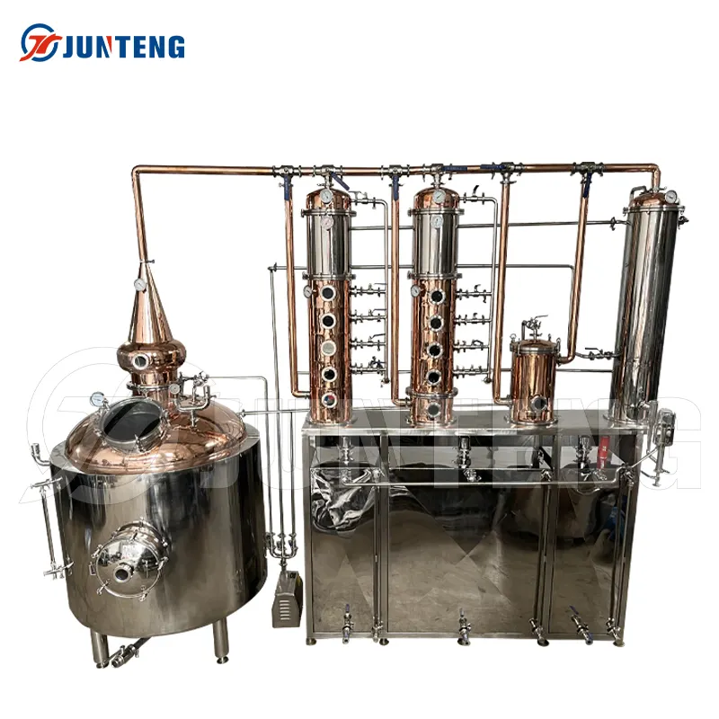 Batch Distillery Spirits Machine Alambiques Cobre Para Whisky Distiller For Gin 500L 1000L 1500L