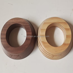 Suporte de Exibição Redondo Simples de Pinheiro para Esferas de Madeira Pequenas, Bolas de Cristal, Bolas de Beisebol, Bolas de Tênis, Pedras e Gemas - Product Image 3