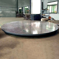 Plate-forme élévatrice de scène rotative hydraulique prix usine/scène tournante ronde circulaire électrique
