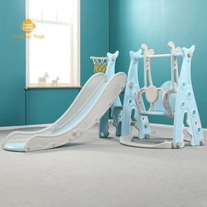 Eenvoudig Ontwerp Roze Baby Slide Kids Met Mat <span class=keywords><strong>Slides</strong></span> Voor Speeltuin Swing Set Plastic - Product Image 5