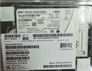 อินเทลแบรนด์ใหม่1.92TB SATA 2.5นิ้ว SSD D3-S4510 D3-S4510 SC2KB019T801 6กิกะไบต์/วินาที TLC โซลิดสเตทไดรฟ์สำหรับเดสก์ท็อปโลหะภายใน - Product Image 1