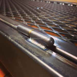 סגנון oem עיצוב תעשייתי ריתוך כדור שער עבור דלת ברזל, גוף ברזל עם סיכת פליז - Product Image 3