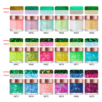 Offre Spéciale Liquide Irisé Chunky Glitter Gel Glow in the Dark Face Eyeshadow Body Glitter Gel pour le Maquillage de Fête
