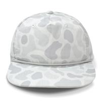 Gorra Snapback de camuflaje blanca personalizada, sombreros Vintage personalizados, sombreros de ajuste flexible, logotipo bordado personalizado, gorra informal, gorras de 5 paneles, cuerda