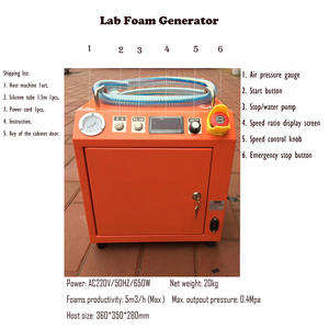 Piccola scala di laboratorio università di cemento generatore di schiuma, schiuma generazione macchina - Product Image 2