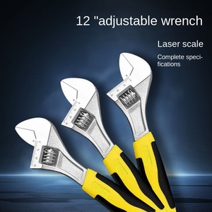 Điều chỉnh cờ lê <span class=keywords><strong>6</strong></span>-<span class=keywords><strong>12</strong></span> inch điều chỉnh Doanh Băng chống trượt bảo trì mở công cụ phần cứng thép carbon điều chỉnh đầu - Product Image 3