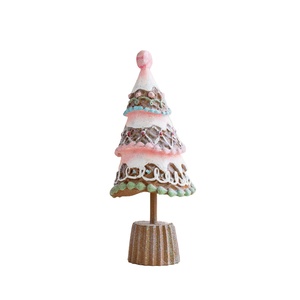 Cross-border <b>Christmas</b> <b>Gingerbread</b> PVC Ornament Candy House Castle LED Glowing Desk Decoration Home <b>Decor</b> Hand-painted Glitter - Product Image 5