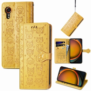 Étui portefeuille à rabat imprimé chat et chien mignon pour <span class=keywords><strong>Samsung</strong></span> X Cover 7, pour Infinix HOT 12i, étui pour carte de crédit - Product Image 6