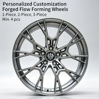 Rines Flowtone de 19 Pulgadas 5x112 5x120, Rines de Aleación de Repuesto para Autos, Diseño Multirradio, Nuevos, 35/38mm ET, Aluminio
