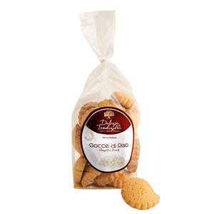 Galletas Tradicionales Dulces Fermentadas Crujientes Sin Gluten en Forma de Gota, Bolsa de 300g con 10 Piezas, Delicias Clásicas - Product Image 1