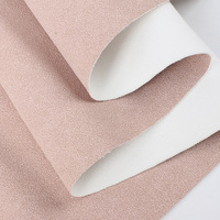 En stock, vente en gros, cuir de daim PU écologique de 1,0 mm d'épaisseur, finition mate, sacs, chaussures, housses de carnet