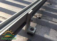 Support solaire pour système de montage photovoltaïque | Pied avec vis autoperceuse pour toitures à tuiles | Kit de montage solaire