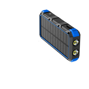 Produits les plus vendus Chargeur de téléphone portable à charge rapide avec LED Powerbank portable 20000mah Power Bank solaire sans fil avec câbles - Product Image 1