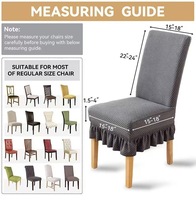 Housses Extensibles en Polyester et Spandex pour Fauteuils de Salon | Protège-Fauteuils Lavables pour Fauteuils Relax et Chaises de Salle à Manger - Antidérapantes, Taille Universelle