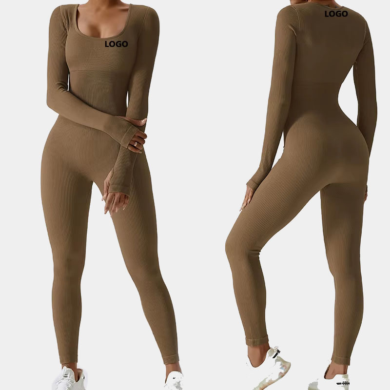 Wholesale Gradient Sports Ribbed Yoga Set
