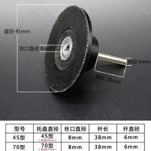 ถาดล็อคแรงบิด Sky Eagle ขนาด 1 2 3 นิ้ว พร้อมหัวเข็มขัดยางพลาสติก ดิสก์เกลียวแบบเปลี่ยนเร็ว สำหรับขัดโลหะ - Product Image 3