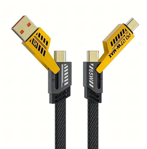 6a Super Snel Opladen 4 In 1 Usb-Kabel Pd 65W Type-C Naar Type-C Multifunctionele 2 Met 2 Kabel Voor Mobiele Telefoon - Product Image 6