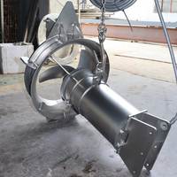 304/316 acier inoxydable Type QJB-W22kw boue pompe à reflux boue agitant pompe Submersible mélangeur pour le traitement des eaux usées