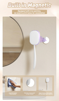 Nuevo Esterilizador UV Portátil de Pared para Cepillos de Dientes 2025 con Luz LED, Esterilización Rápida en 5 Minutos, 99.9% de Eficacia, Carga USB-C para el Hogar