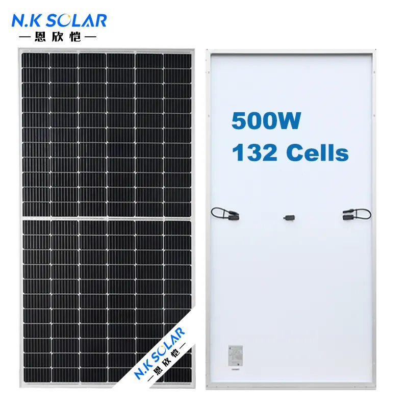 500 Watt 530 Watt 550 Watt Solarmodule Hoch effiziente Solar platte Guter Preis Solarmodule für Solar kraftwerke