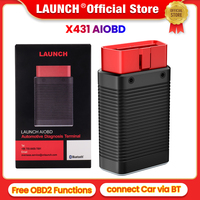 Adaptateur Bluetooth LAUNCH X431 AIOBD, outils de diagnostic complets avec fonction OBD2, 5 téléchargements de véhicules gratuits, compatible Android et iOS