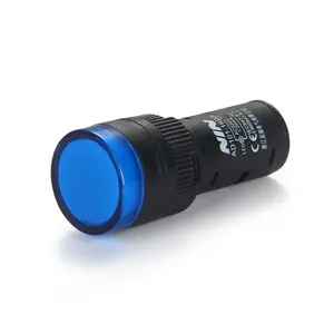 Лучшие продажи AD16-16DS 16 мм контрольная лампа высокого качества световой индикатор неоновый светильник светодиодный индикатор